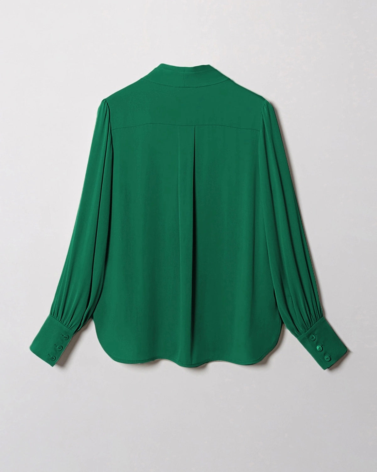 Blouse en Soie à Décolleté en V Profond Chic