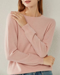 Pull en Cachemire Col Rond Coupe Classique