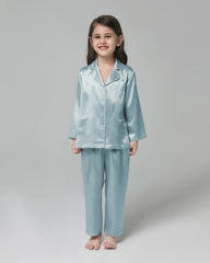 Pajama en Soie Long Classique pour Enfants