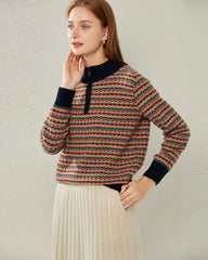 Pull Col Roulé en Cachemire Pur Classique