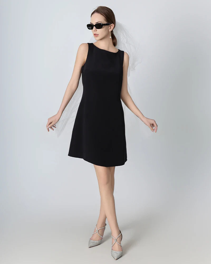 Robe A-line en Soie 40 Momme