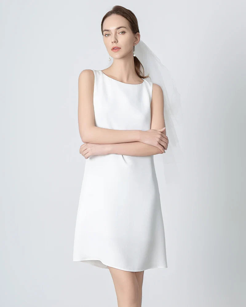 Robe A-line en Soie 40 Momme