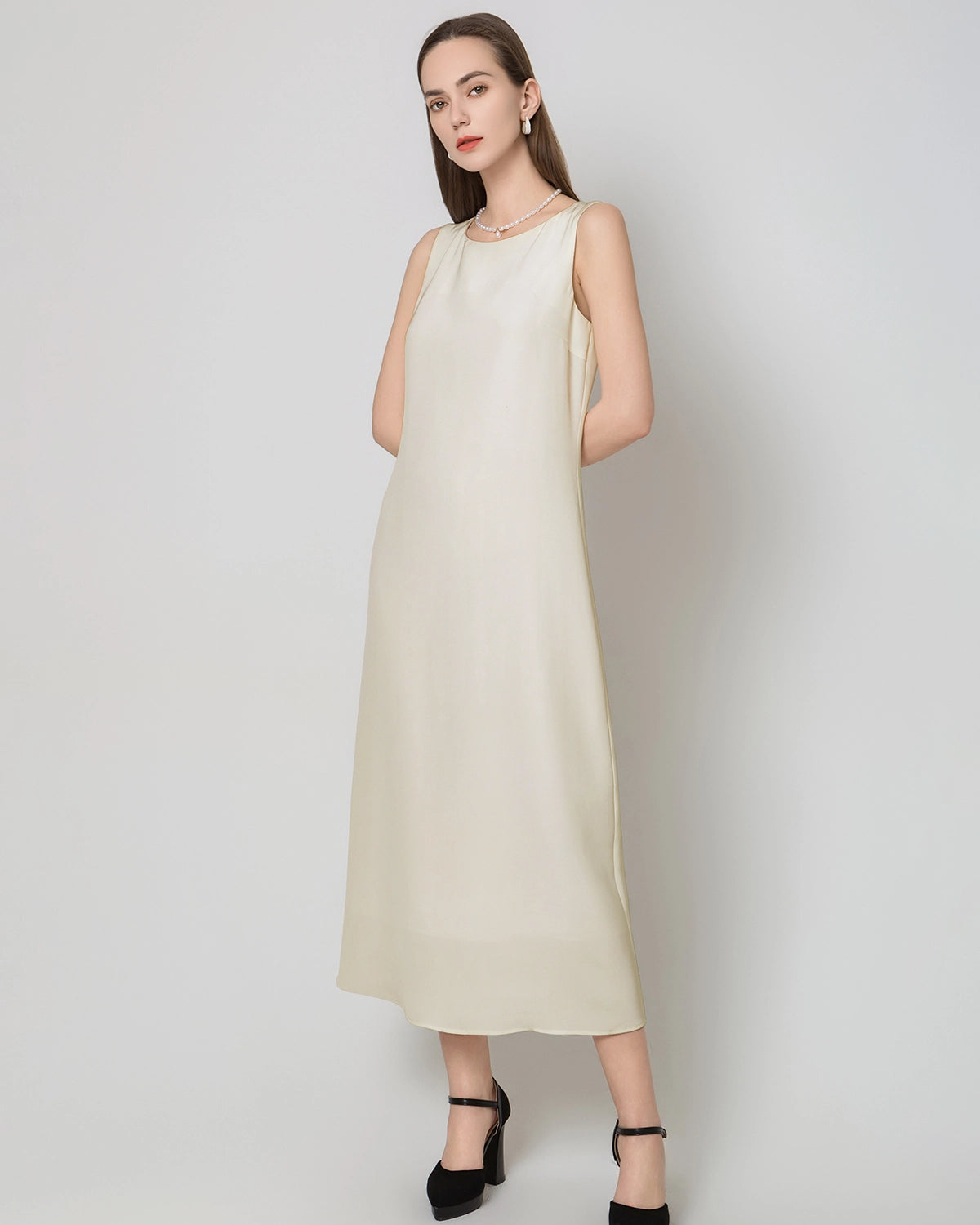 Robe Maxi en Soie 40 Momme