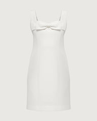 Robe mini en soie 40 mommes à col lavallière