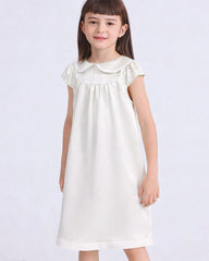 Chemise de Nuit en Soie pour Fille Enfant