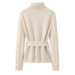 Pull en Cachemire à Ceinture