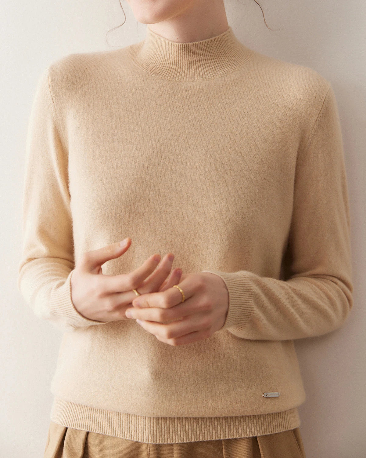 Pull en cachemire léger pour femme