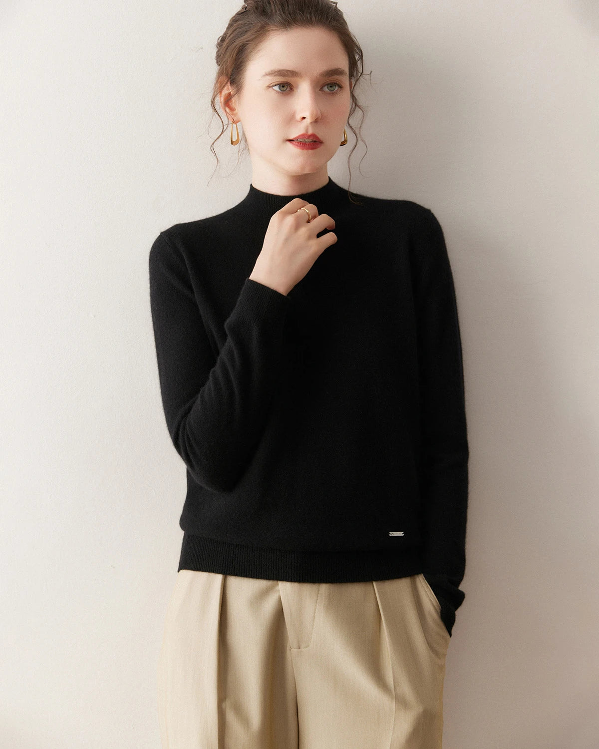 Pull en cachemire léger pour femme