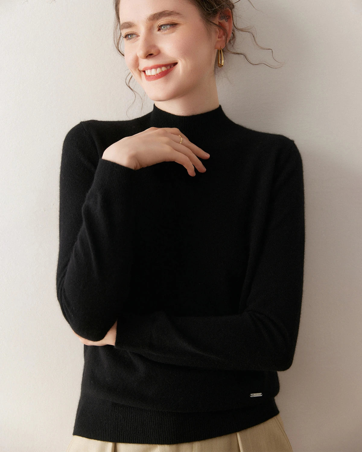 Pull en cachemire léger pour femme