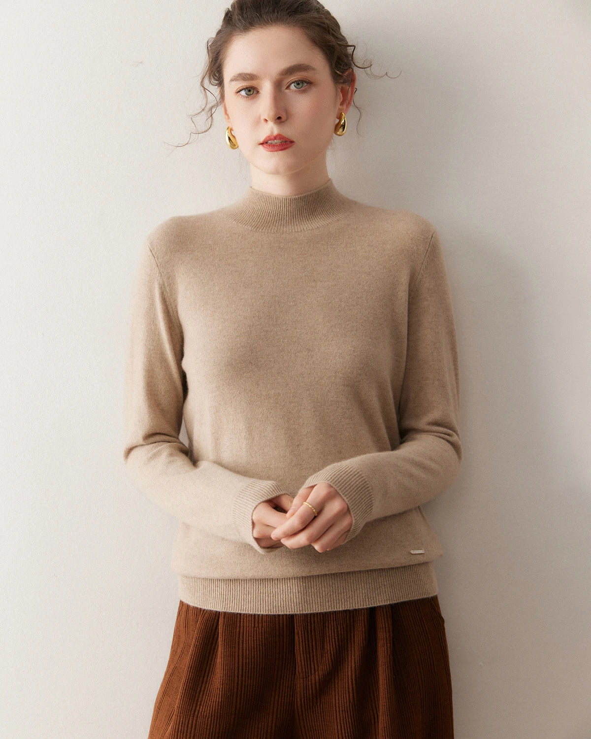 Pull en cachemire léger pour femme