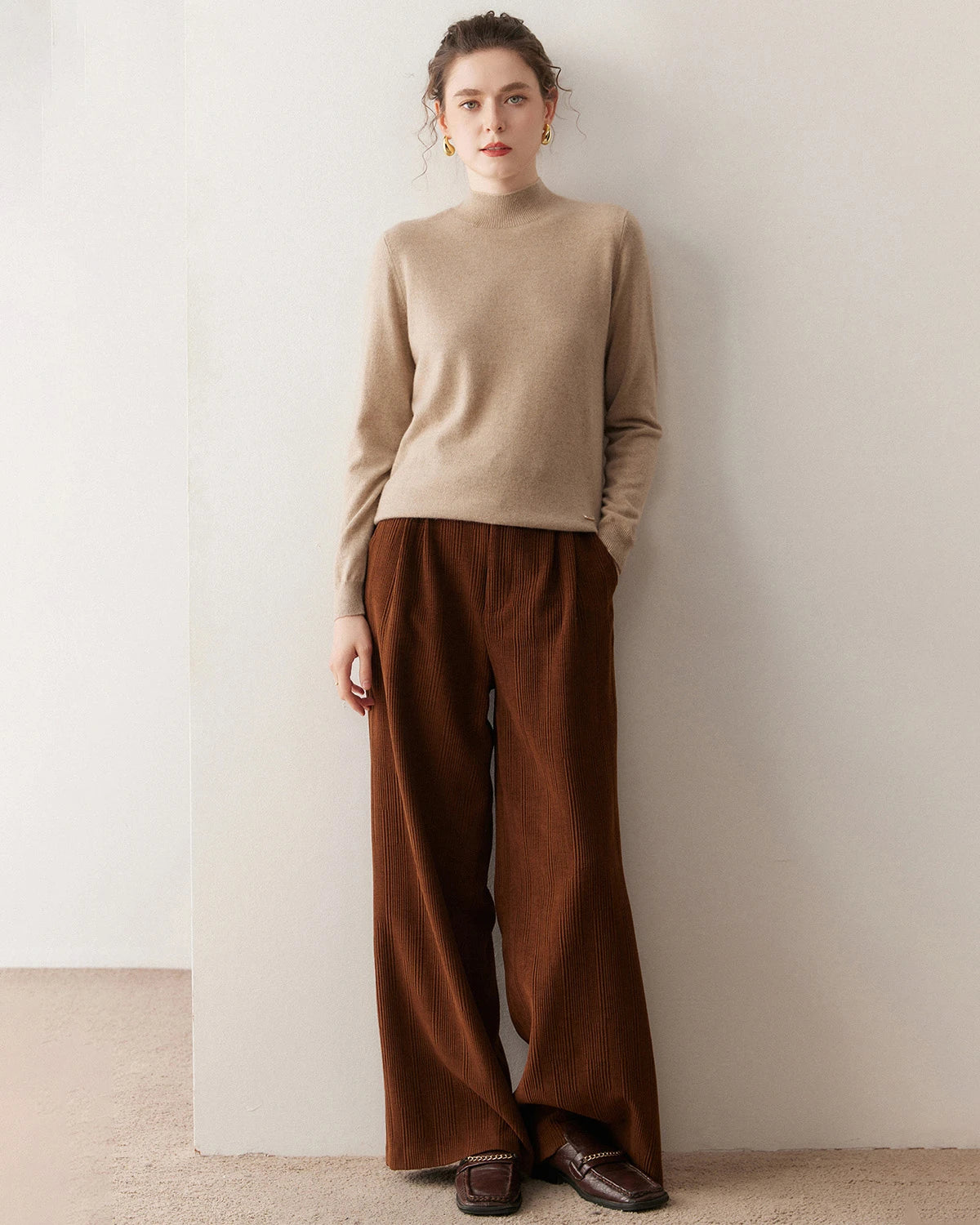 Pull en cachemire léger pour femme
