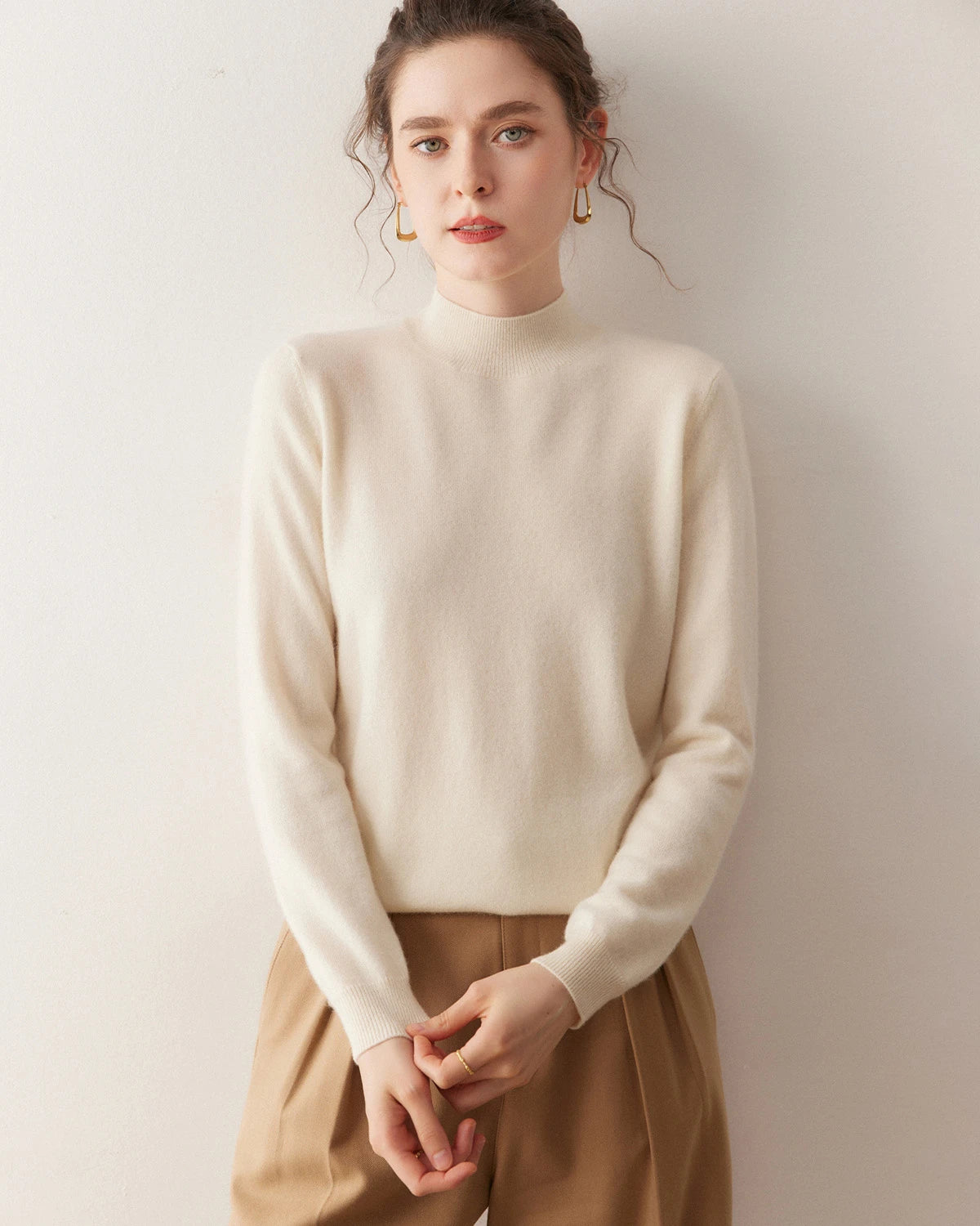 Pull en cachemire léger pour femme