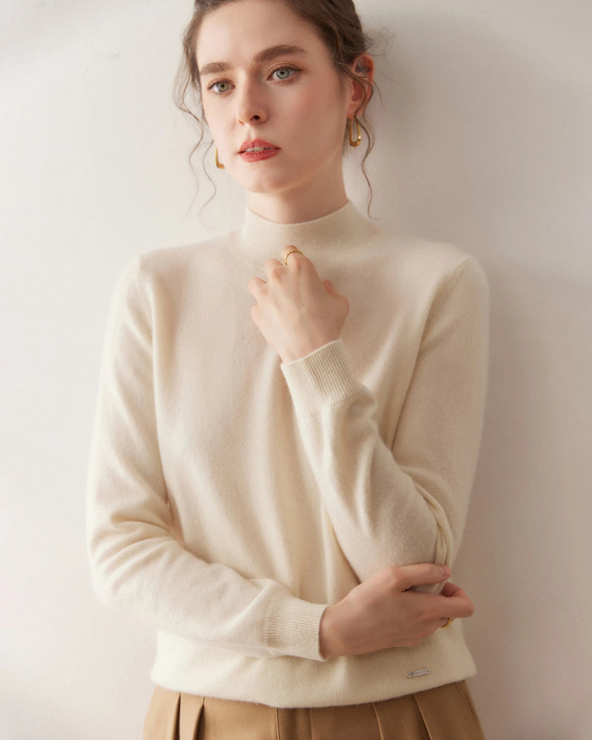 Pull en cachemire léger pour femme
