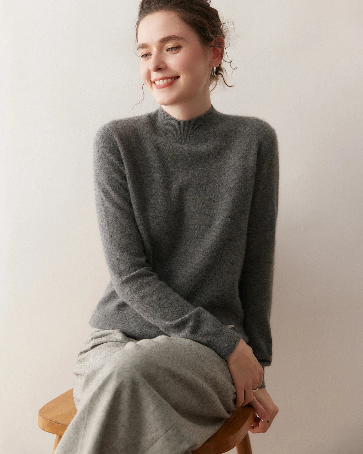 Pull en cachemire léger pour femme