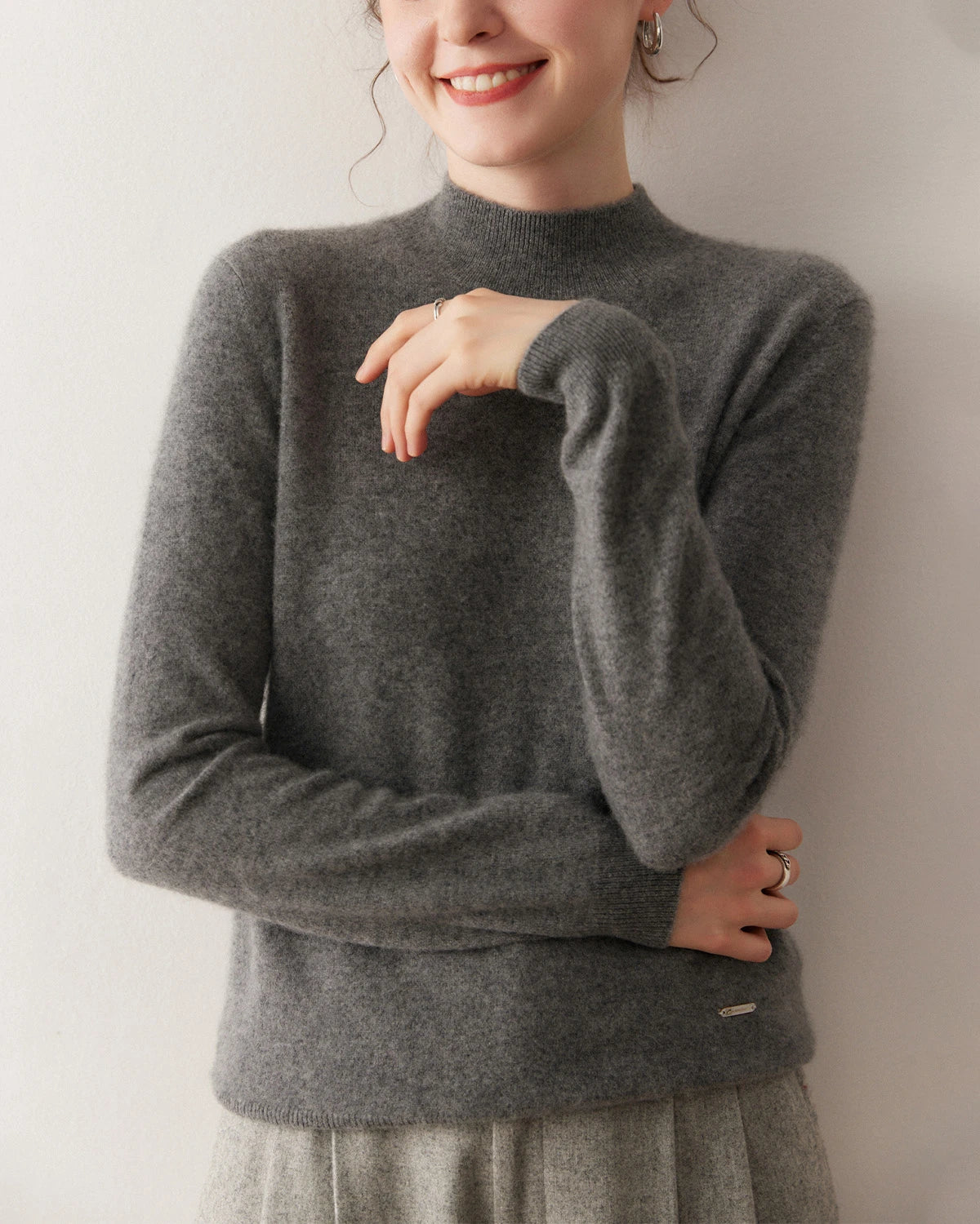 Pull en cachemire léger pour femme