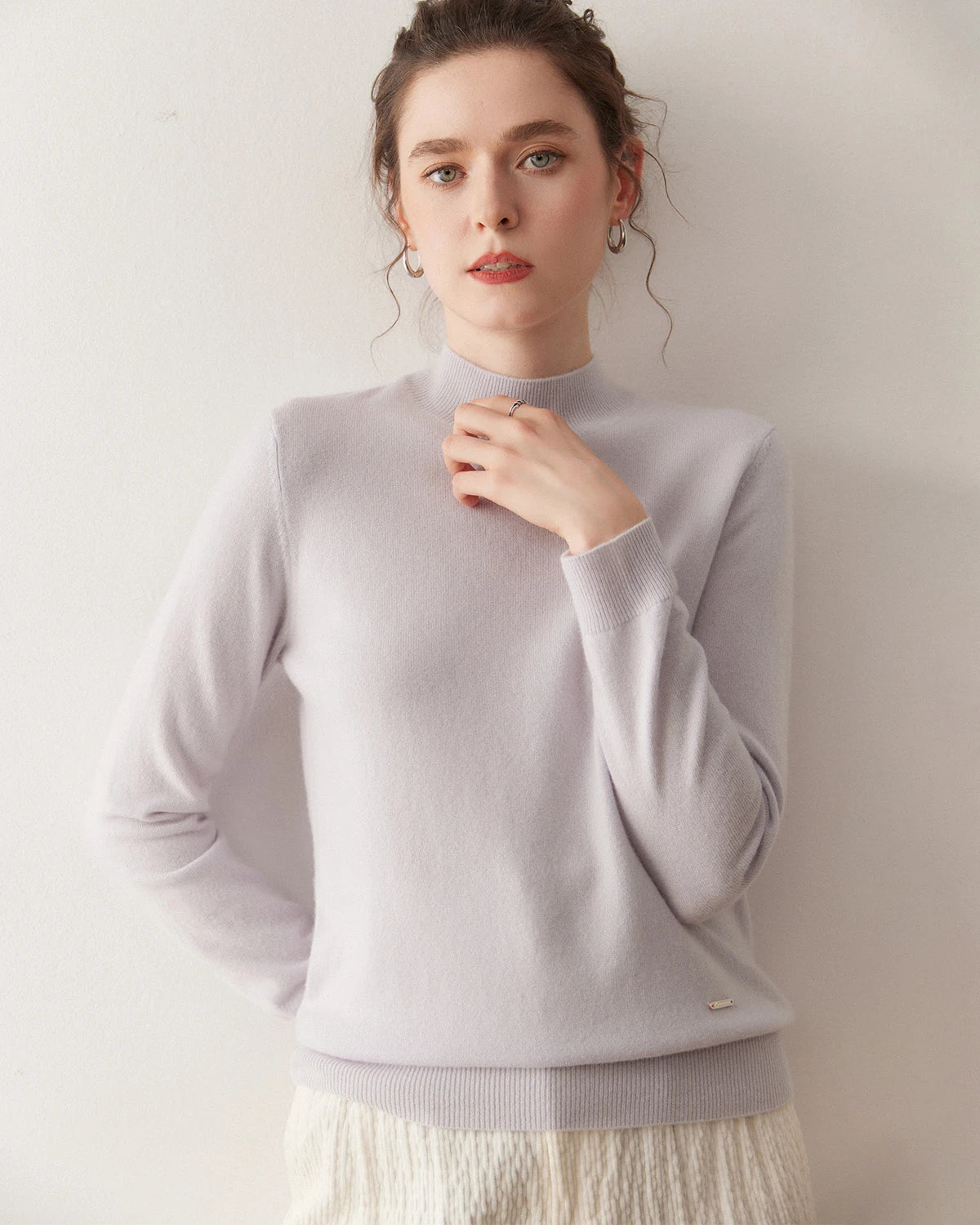 Pull en cachemire léger pour femme