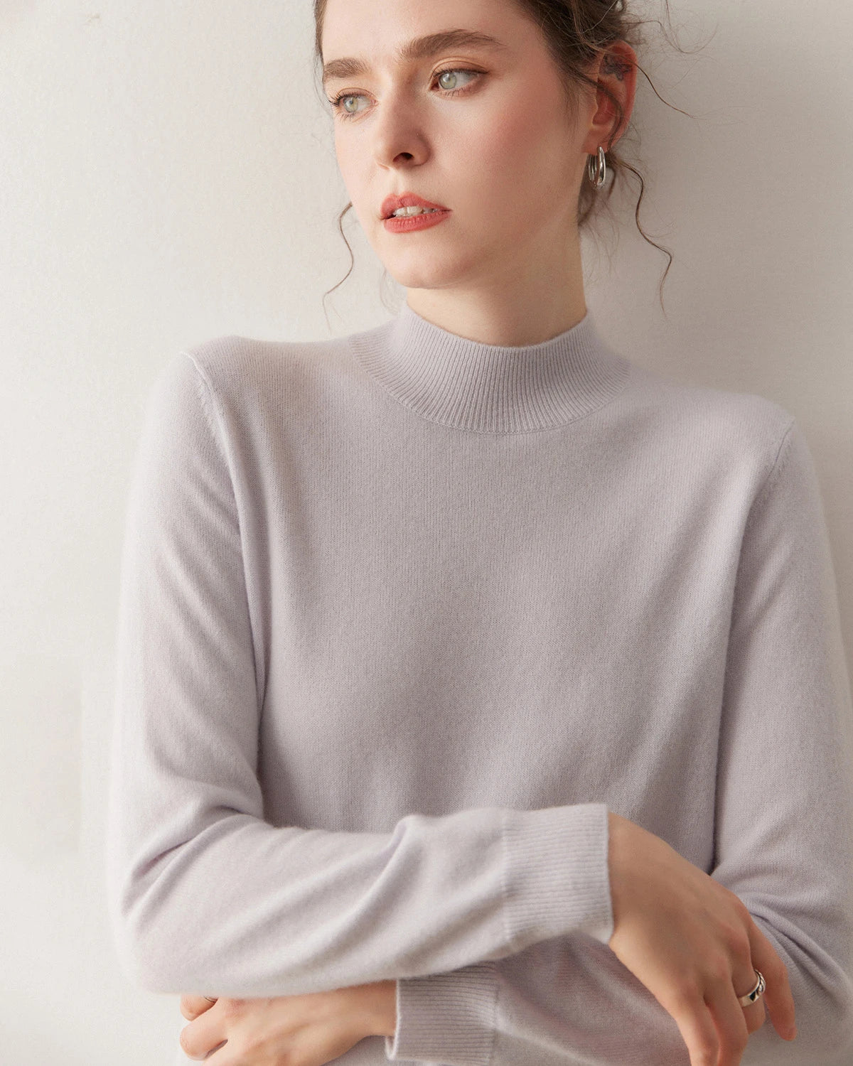 Pull en cachemire léger pour femme