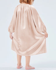 Pajamas en Soie Longue Jupe pour Fille