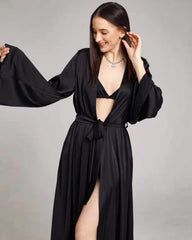Robe en Soie Longue de Luxe pour Femme