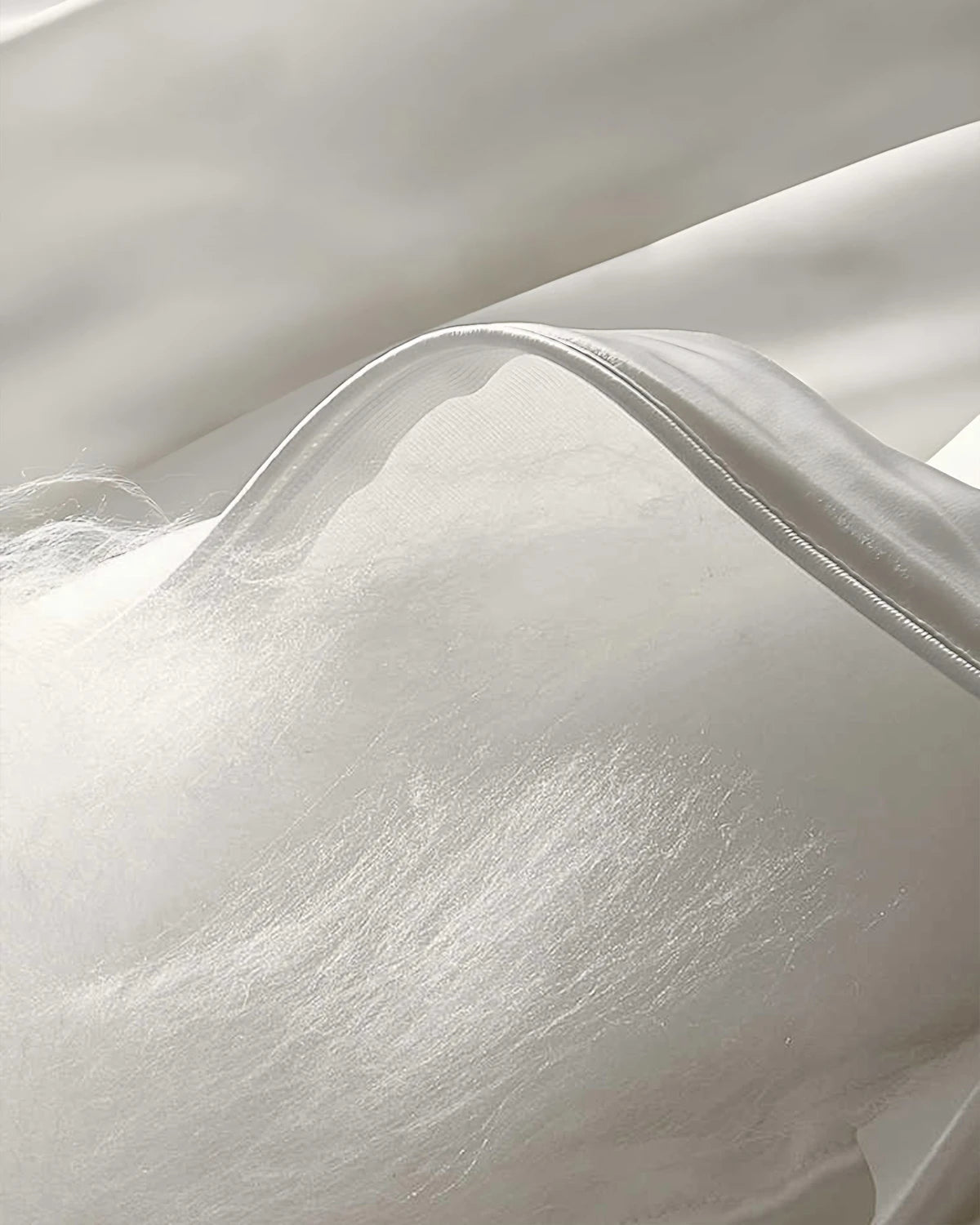Couette en soie de mûrier avec housse en soie
