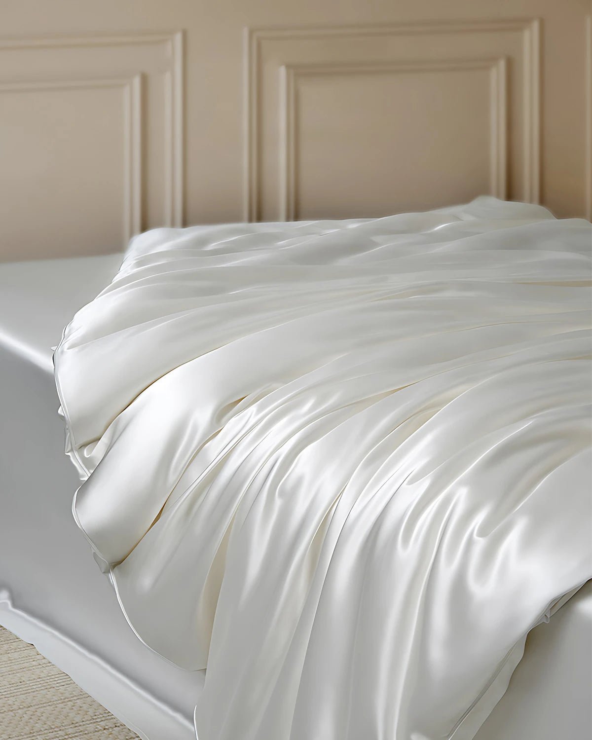 Couette en soie de mûrier avec housse en soie