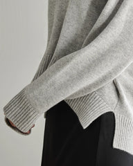 Pull en Cachemire Oversize à Col en V