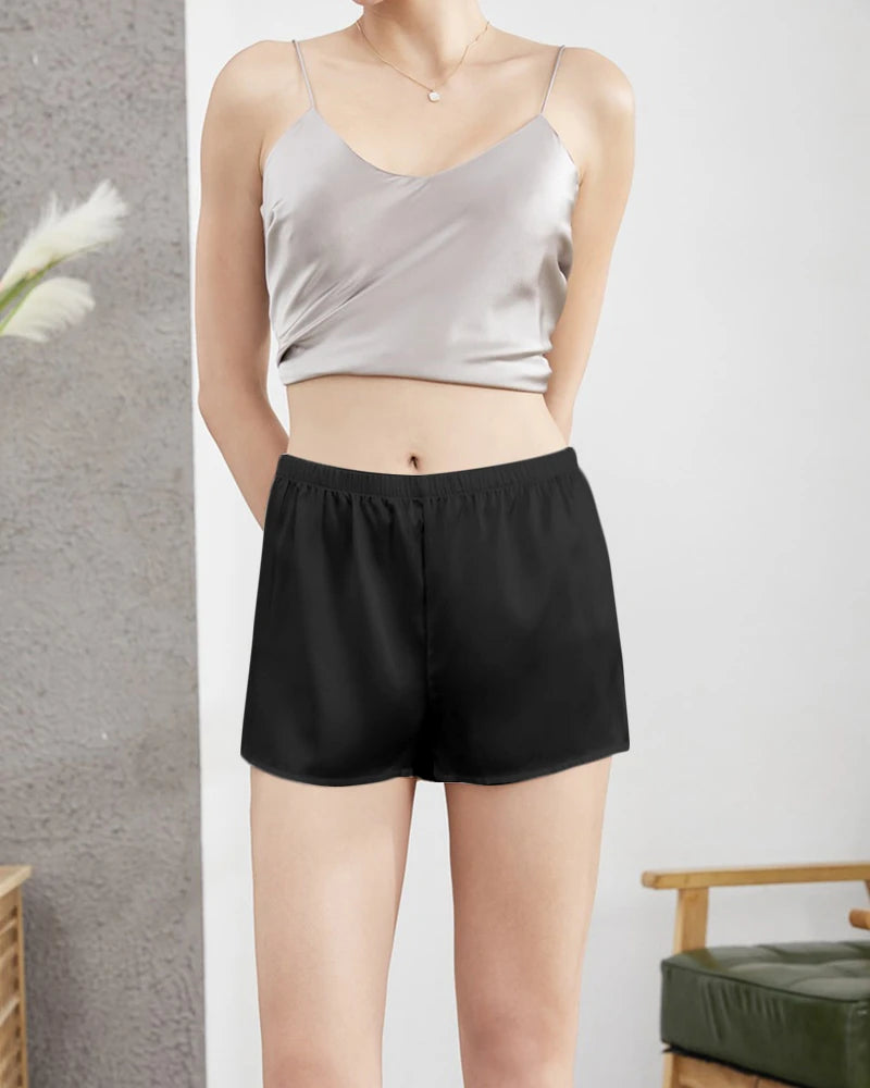 Short en Soie Satinée pour Femmes