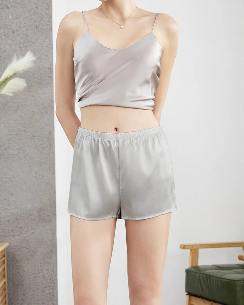 Short en Soie Satinée pour Femmes