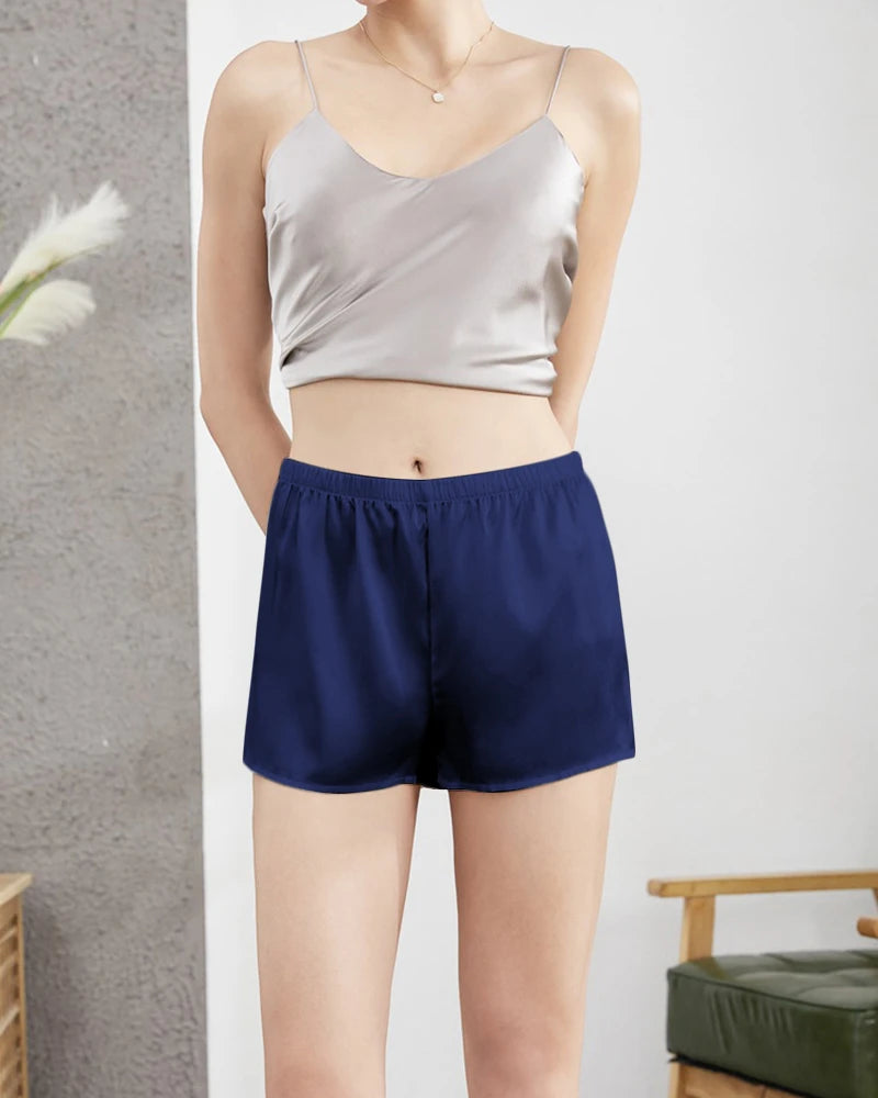 Short en Soie Satinée pour Femmes