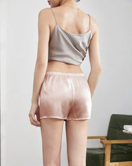 Short en Soie Satinée pour Femmes