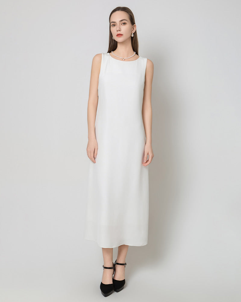 Robe Maxi en Soie 40 Momme