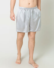 Short de Détente en Soie Satinée pour Homme