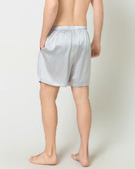 Short de Détente en Soie Satinée pour Homme
