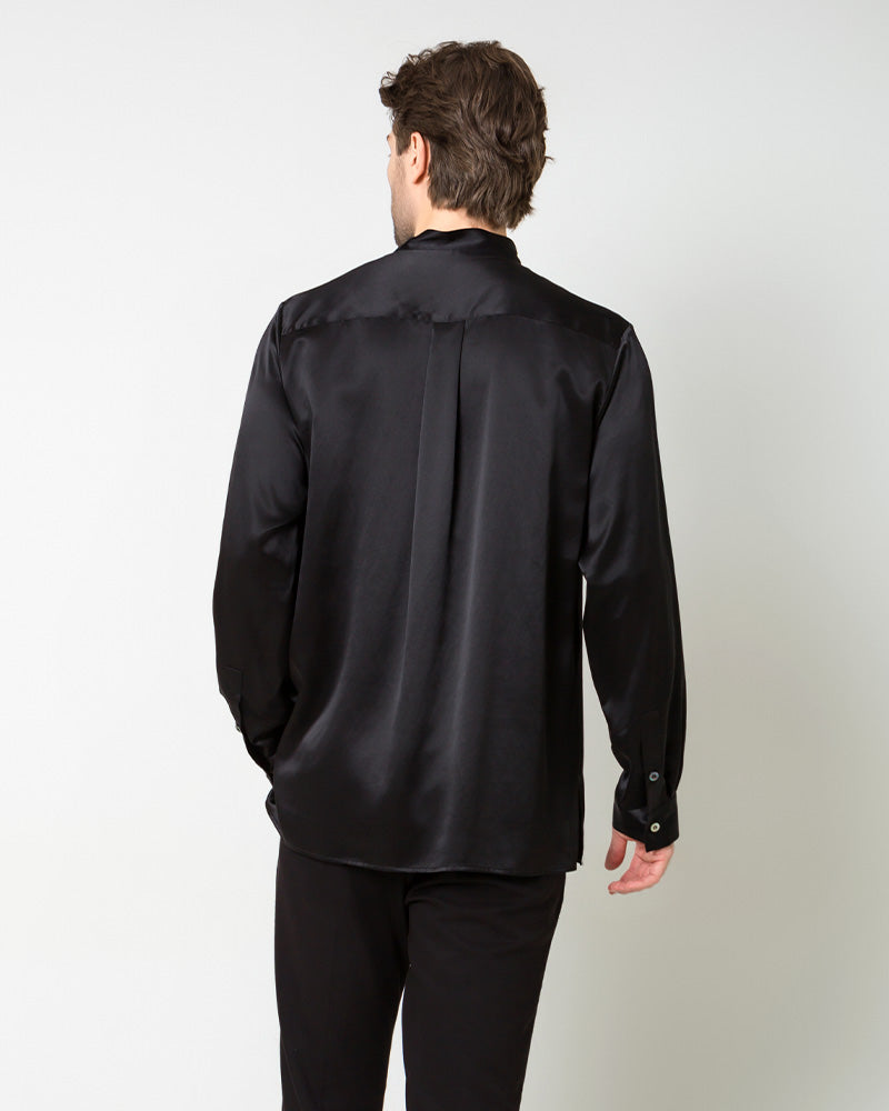 Chemise en Soie pour Homme à Manches Longues