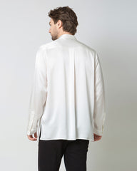 Chemise en Soie pour Homme à Manches Longues