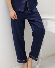 Pantalon de pyjama en soie pour homme