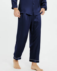 Pantalon de pyjama en soie pour homme