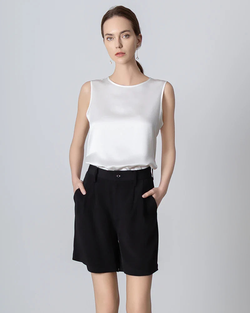 Short Bermuda en Soie 40 Momme