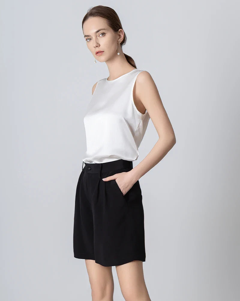 Short Bermuda en Soie 40 Momme