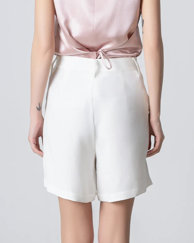 Short Bermuda en Soie 40 Momme
