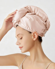 Peignoir de bain réversible en velours de soie