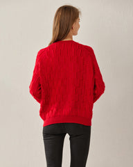 Pull Cachemire Luxe Uni Col Rond