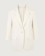 Ensemble tailleur en triacétate avec blazer et pantalon 7/8