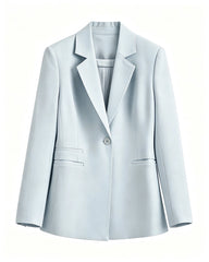 Blazer tailleur en triacétate avec doublure en soie