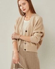 Cardigan en Cachemire Col V