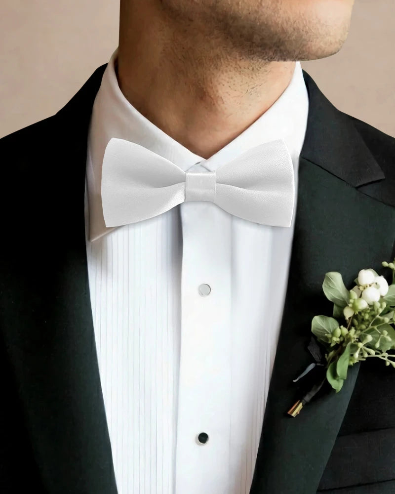 Nœud papillon en soie lavable – spécial mariage