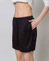 Short en Soie 100% avec Taille Élastiquée pour Femmes