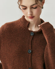 Cardigan & Short laine-cachemire femme