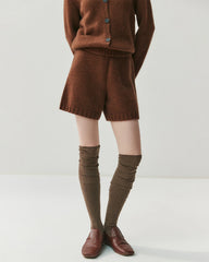 Cardigan & Short laine-cachemire femme