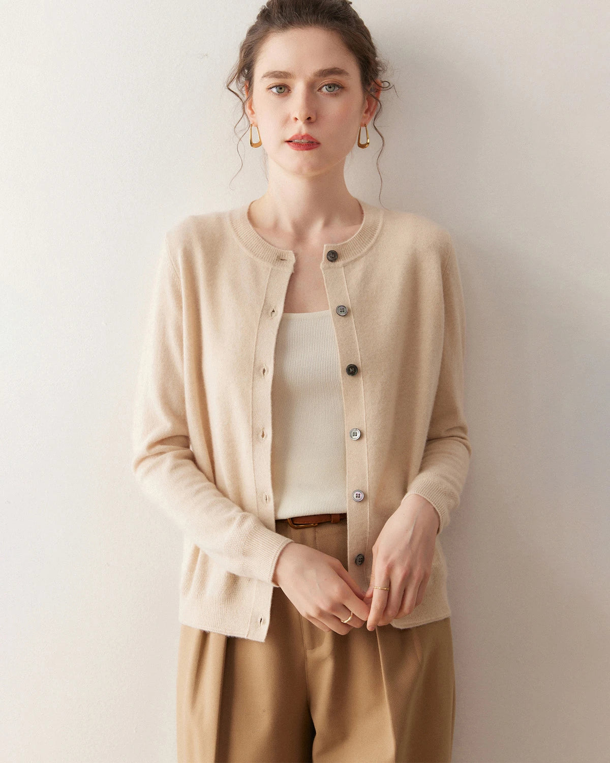 Gilet en cachemire léger pour femme